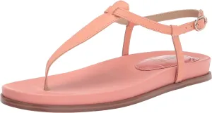 Sam Edelman Naomi Clay Slip On Open Toe Buckle Adjustable Ankle Straps Sandals