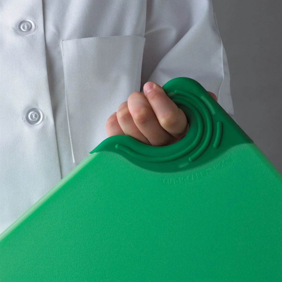 San Jamar Cutting Board, Co-Polymer, Green, 15" Length, 20" Width, 1/2" Thickness - CBG152012GN
