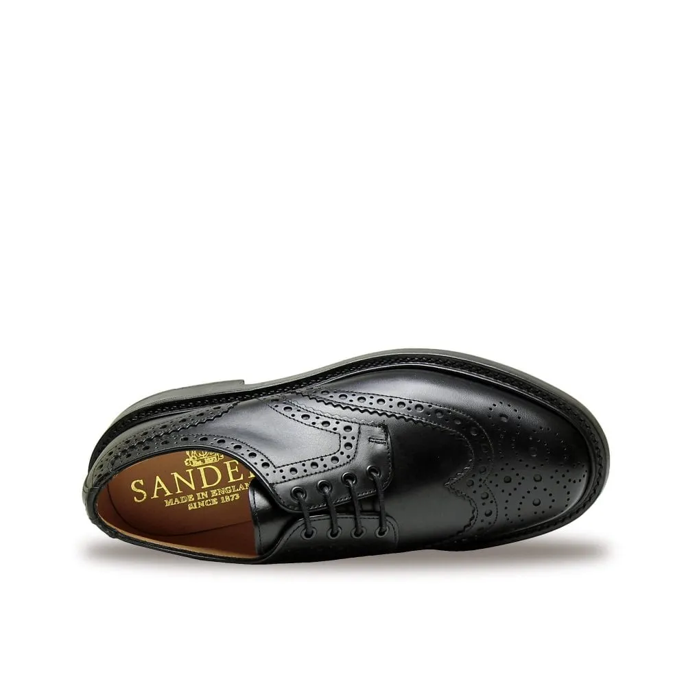 Sanders Fakenham Acorn Calf Wingtip Brogue Gibson