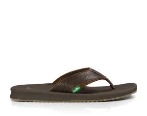 Sanuk Brumeister Primo Sandal-Dark Brown