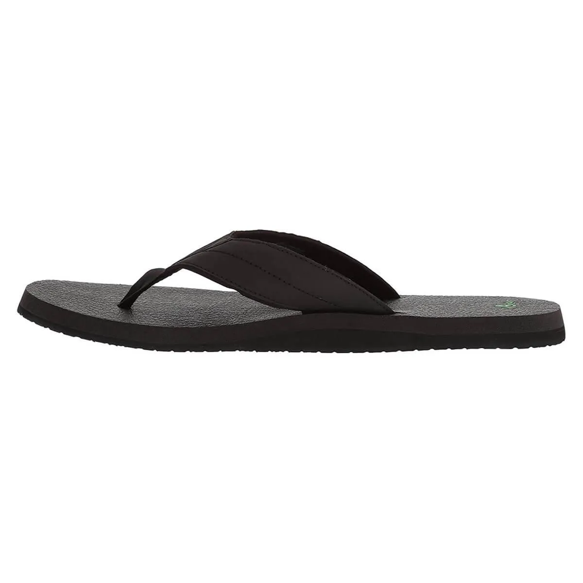 Sanuk Men's Flip Flops - Beer Cozy 2 Sandals Black | SMS10868-BLK