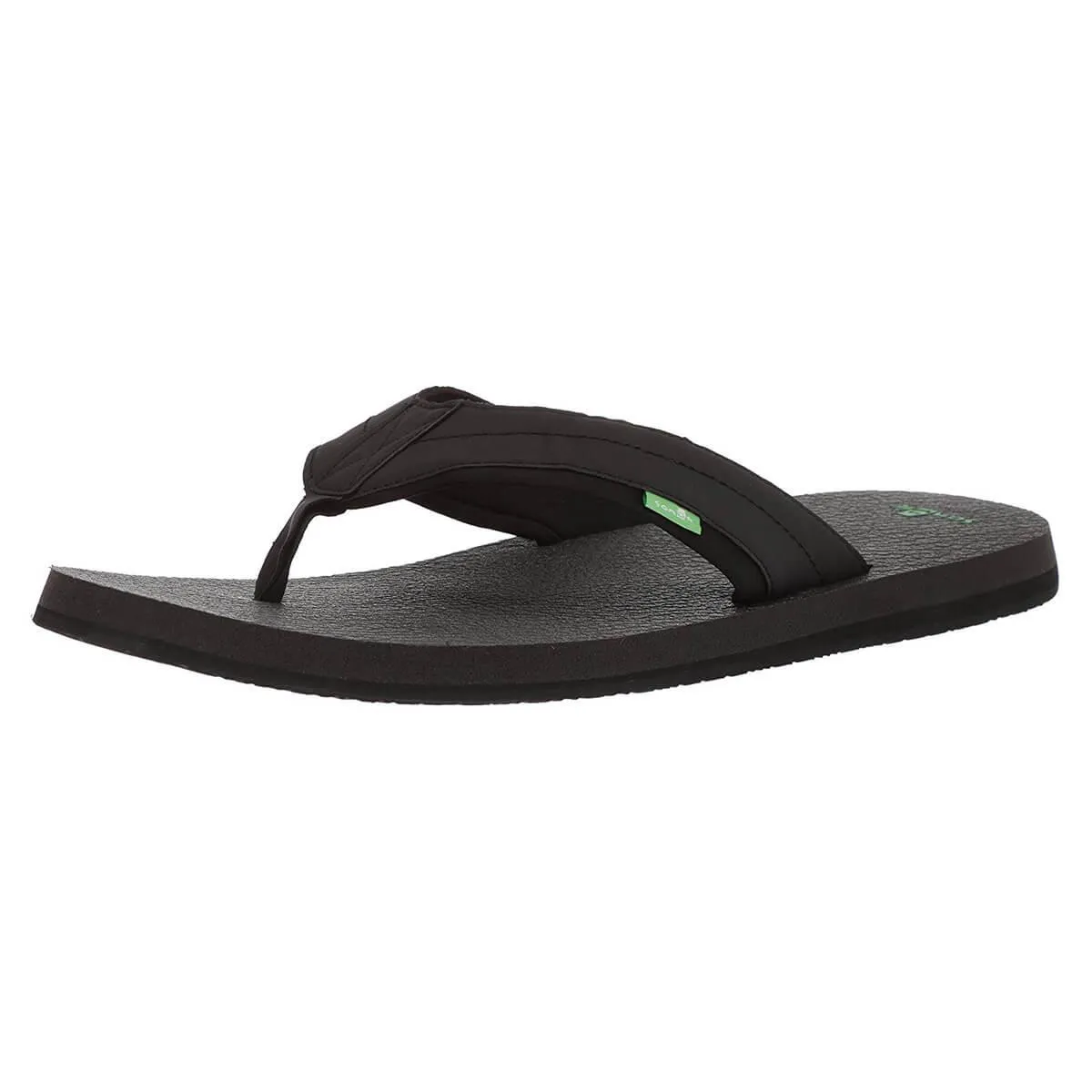 Sanuk Men's Flip Flops - Beer Cozy 2 Sandals Black | SMS10868-BLK