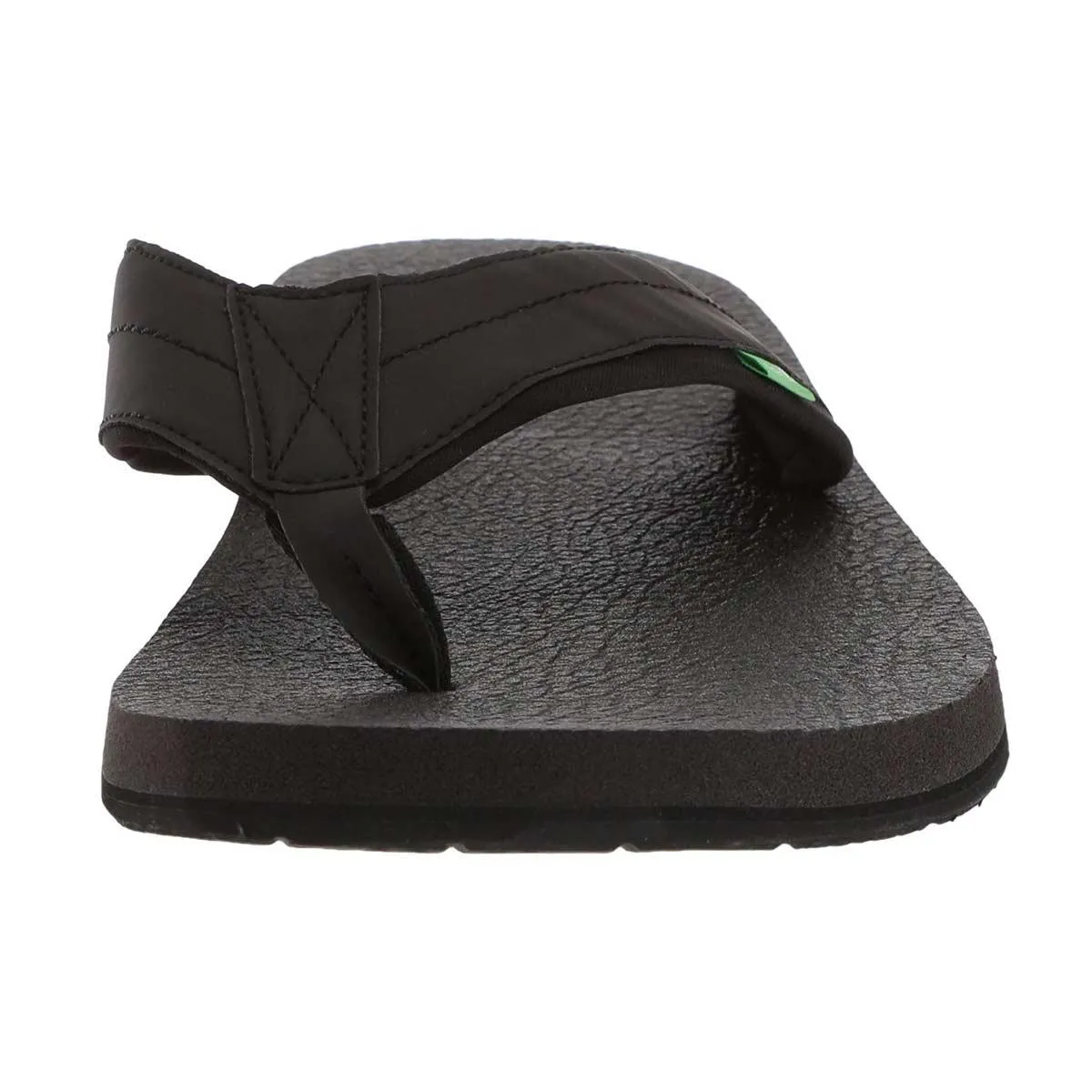 Sanuk Men's Flip Flops - Beer Cozy 2 Sandals Black | SMS10868-BLK