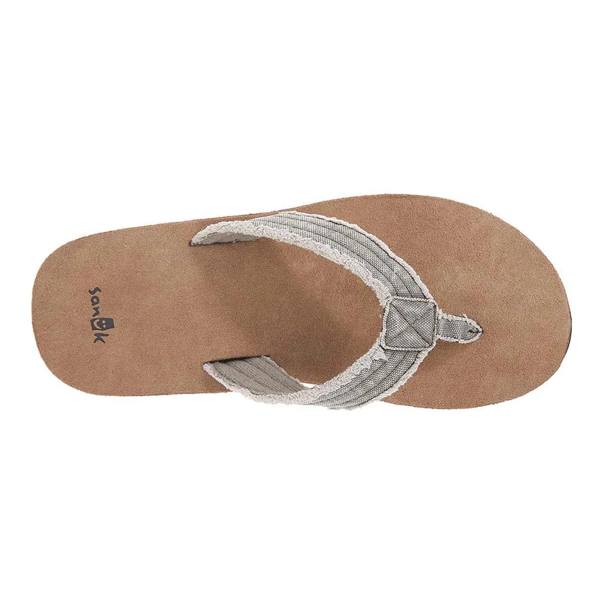 Sanuk Men's Flip Flops - Fraid Not Sandals Olive | SMS2117-OLV