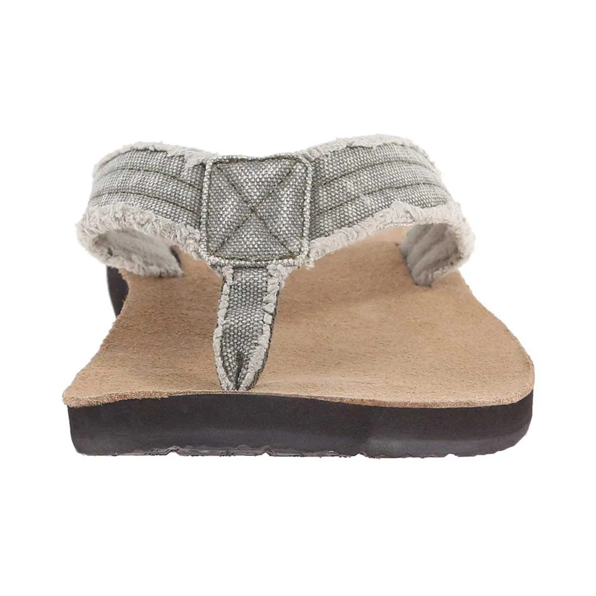 Sanuk Men's Flip Flops - Fraid Not Sandals Olive | SMS2117-OLV