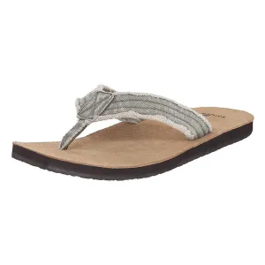 Sanuk Men's Flip Flops - Fraid Not Sandals Olive | SMS2117-OLV