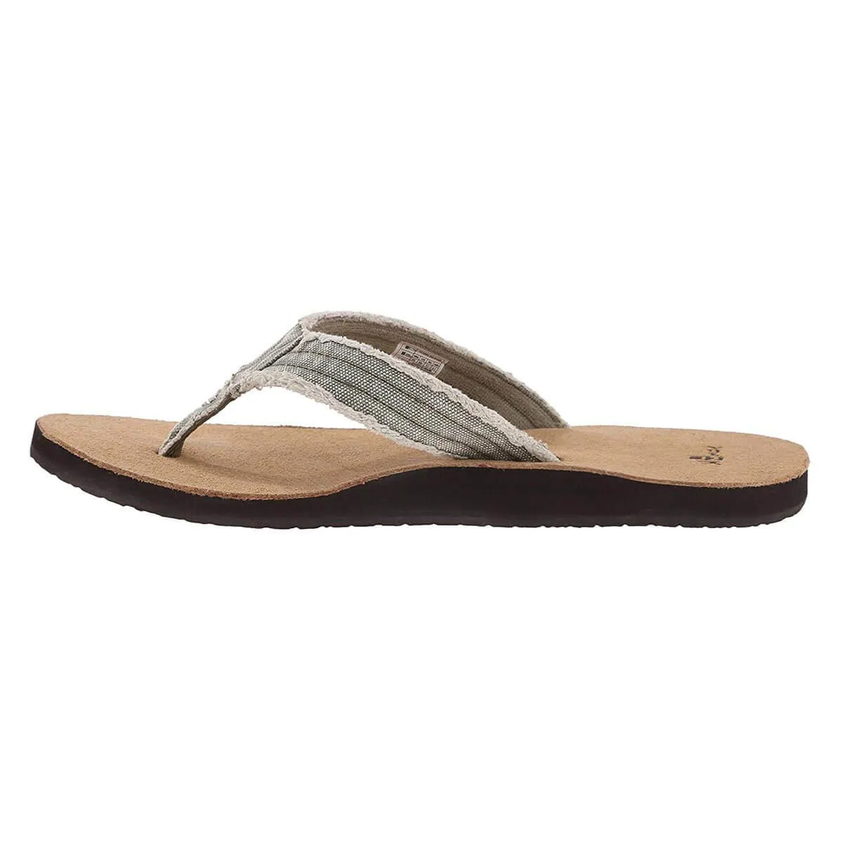 Sanuk Men's Flip Flops - Fraid Not Sandals Olive | SMS2117-OLV
