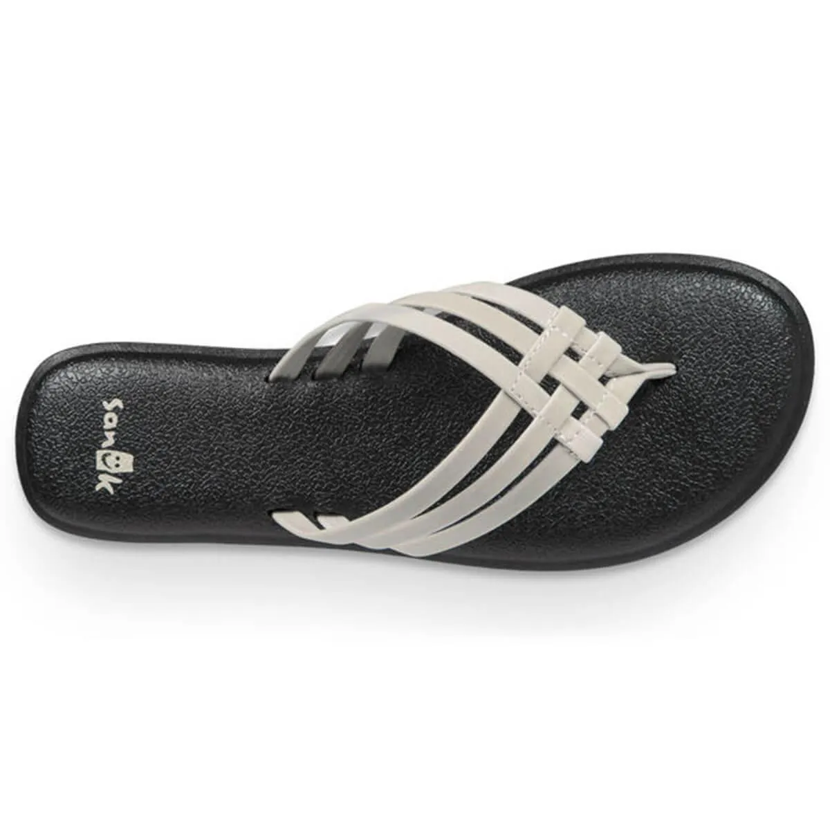 Sanuk Women's Flip Flops - Yoga Salty Sandals Natural | 1103940-NAT