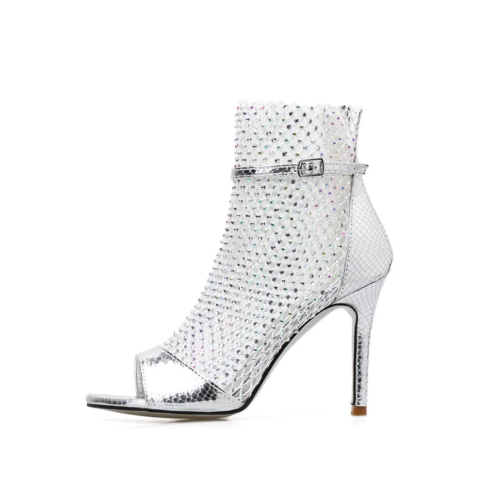 Scaevola Hollow-out Ankle Boots