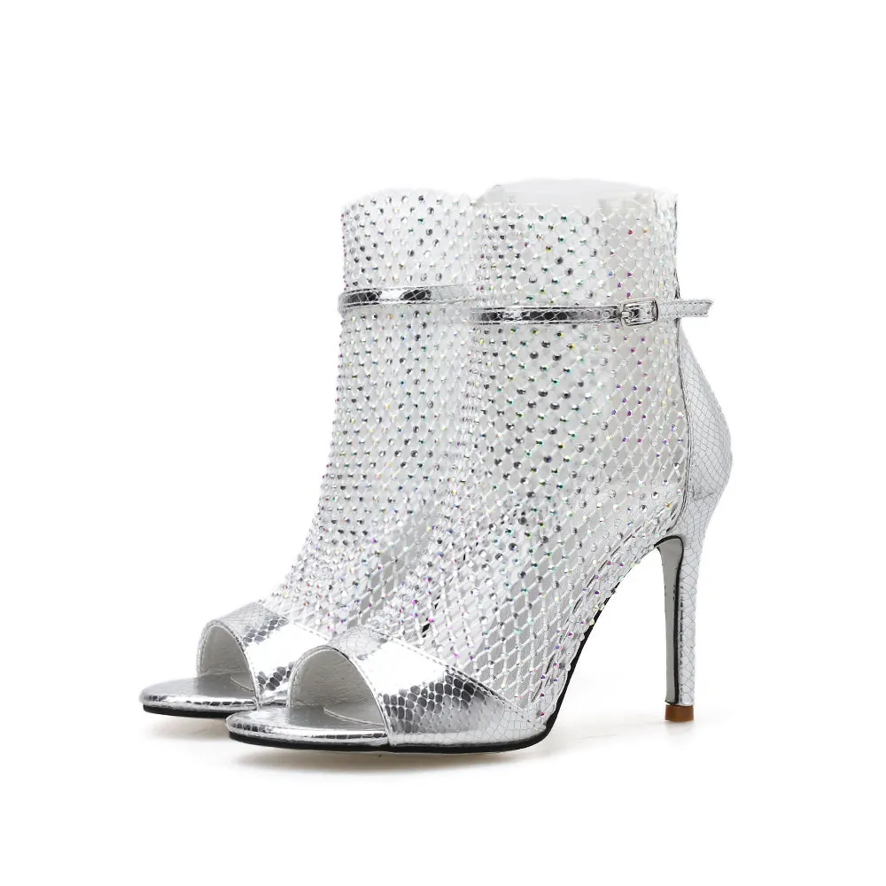 Scaevola Hollow-out Ankle Boots