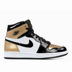 High Traction Air Jordan 1 Retro High Patent "Gold Toe" (2018)