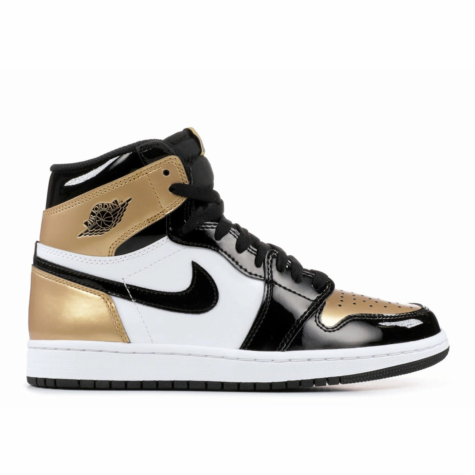 High Traction Air Jordan 1 Retro High Patent "Gold Toe" (2018)
