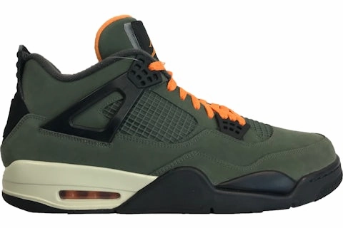 Neutral Footbed Jordan 4 Retro SECraft Medium Olive