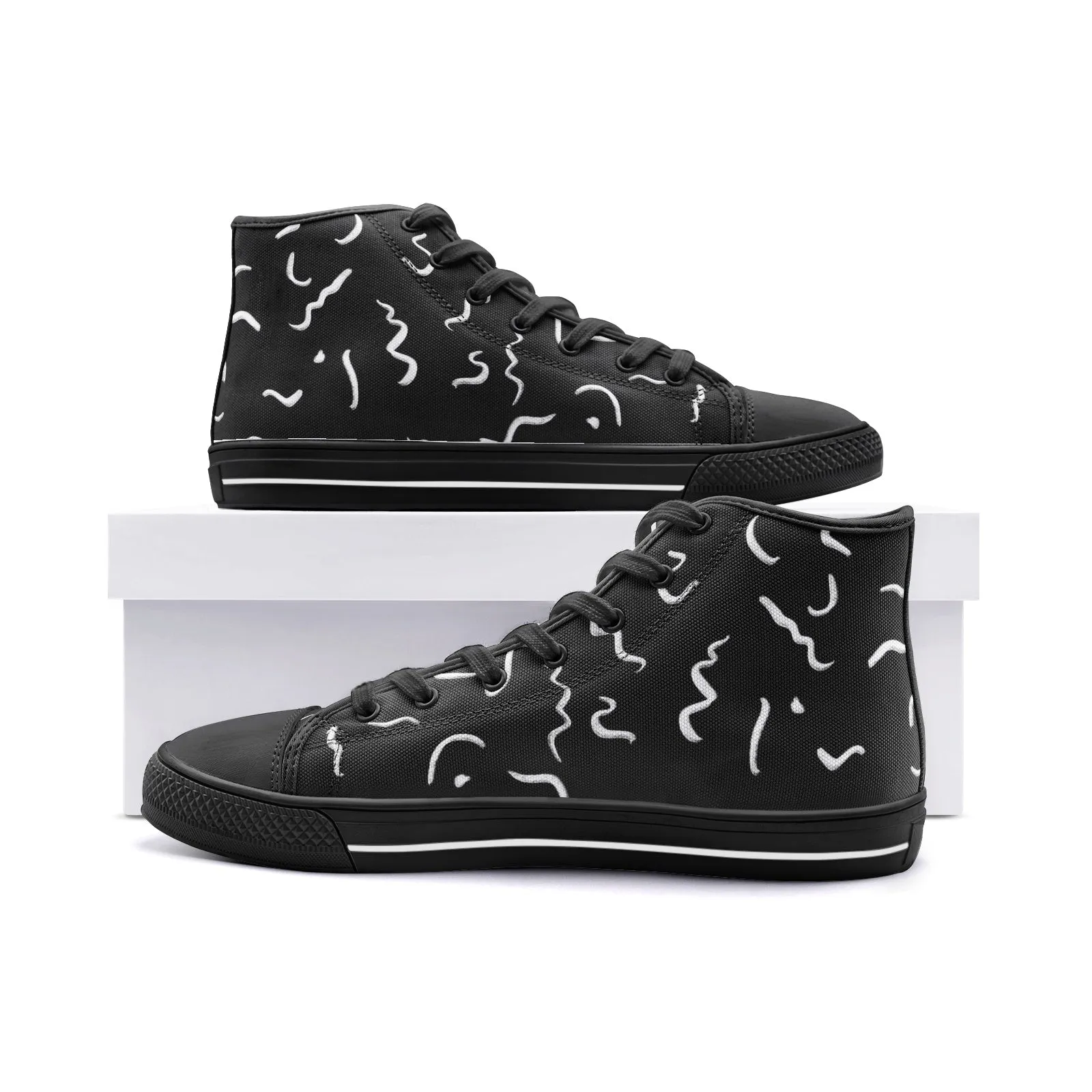 Shapeless Unisex High Top Canvas Shoes