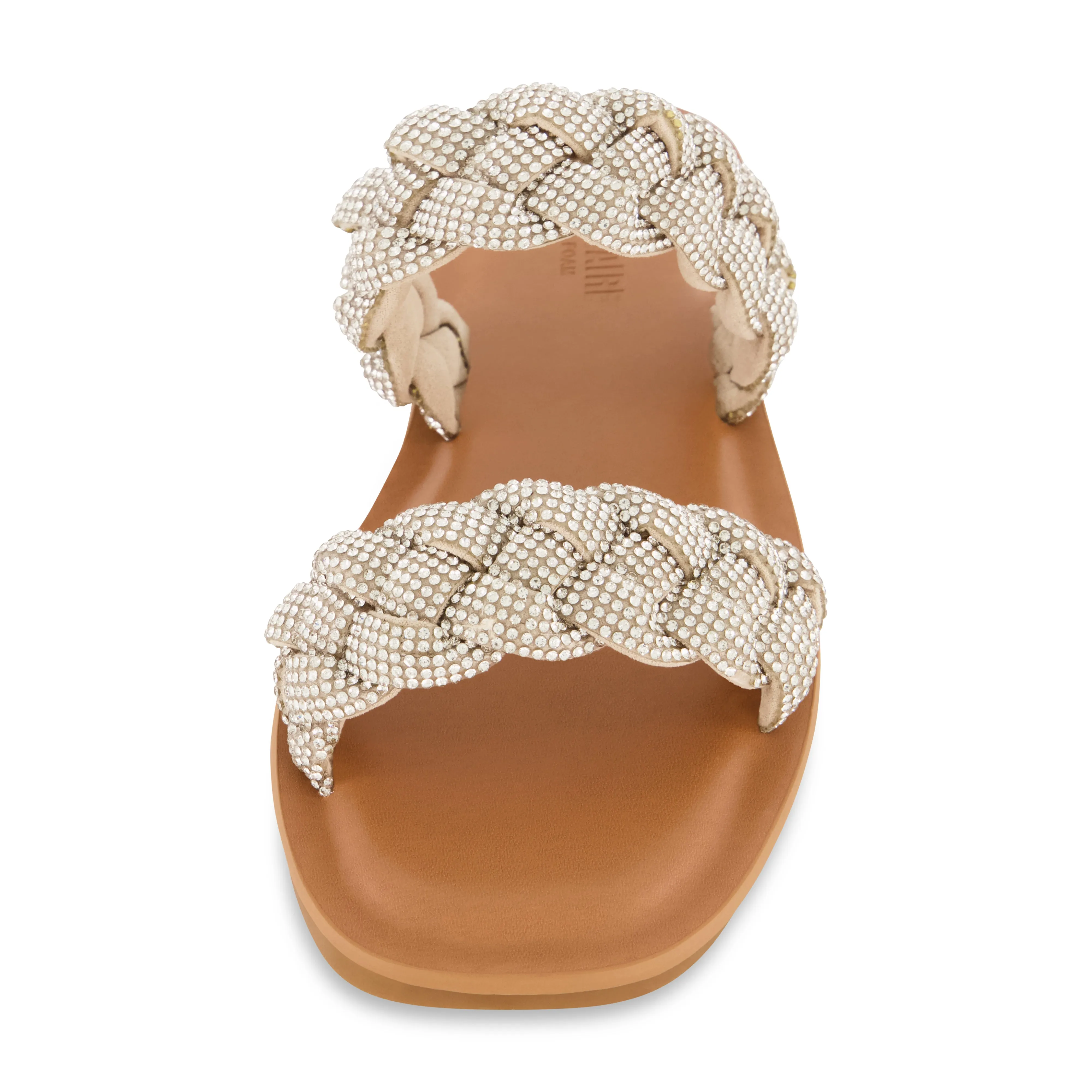 Shine Braided Rhinestone Dress Sandal