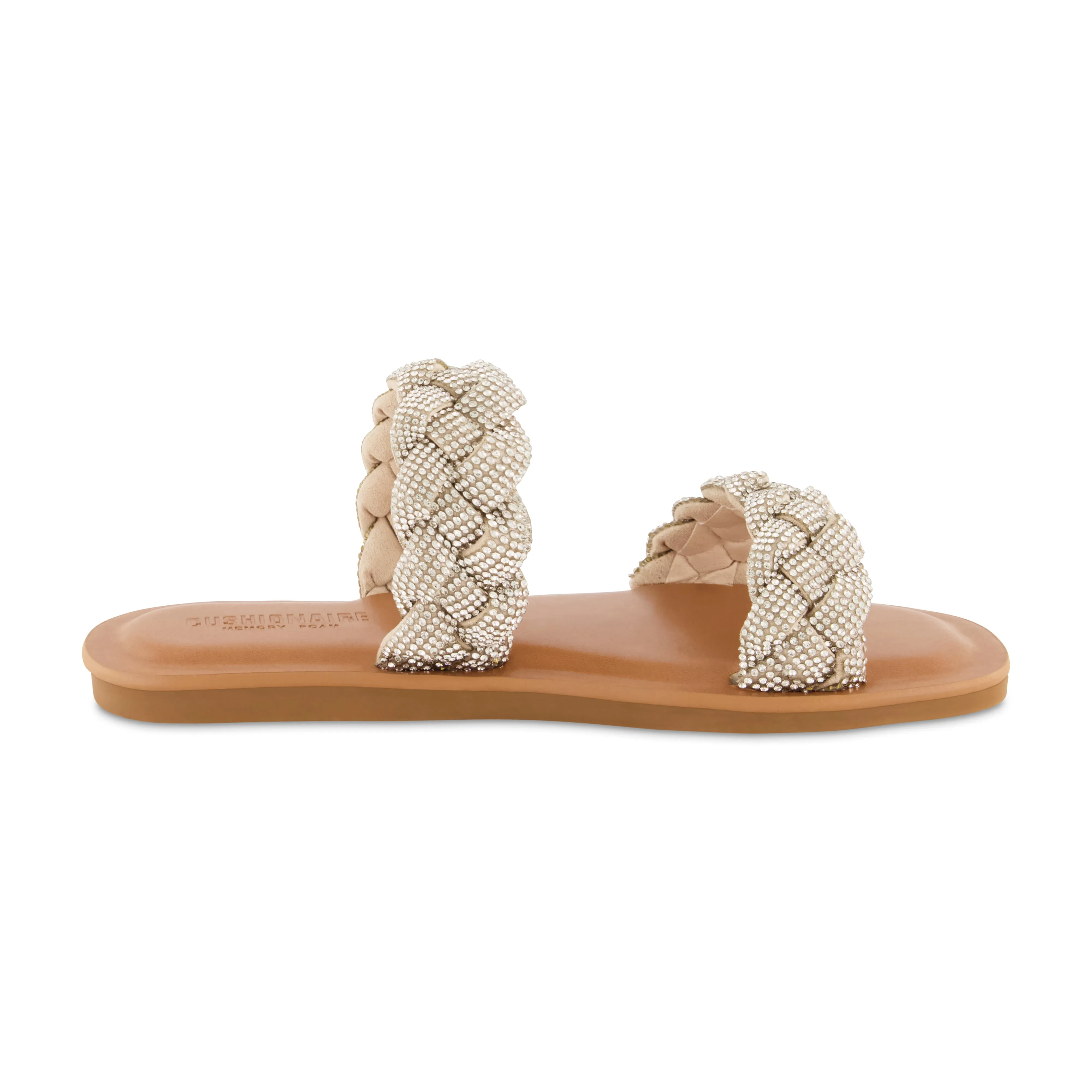 Shine Braided Rhinestone Dress Sandal