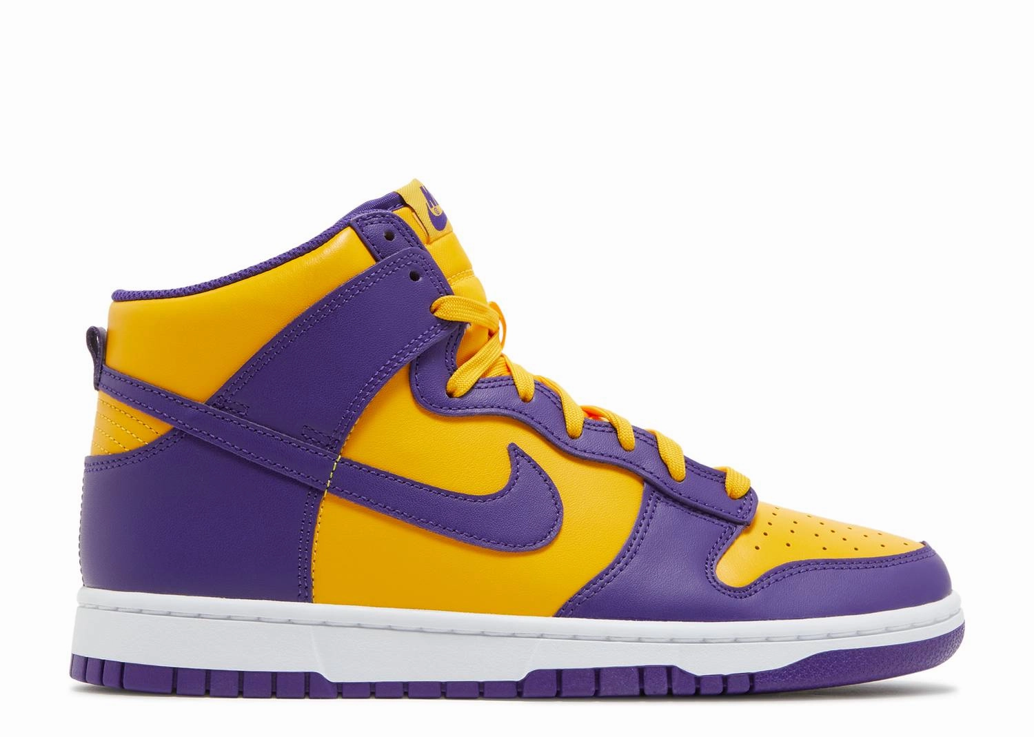 High Top Style Nike Dunk High "Lakers" (Wilmington Location)