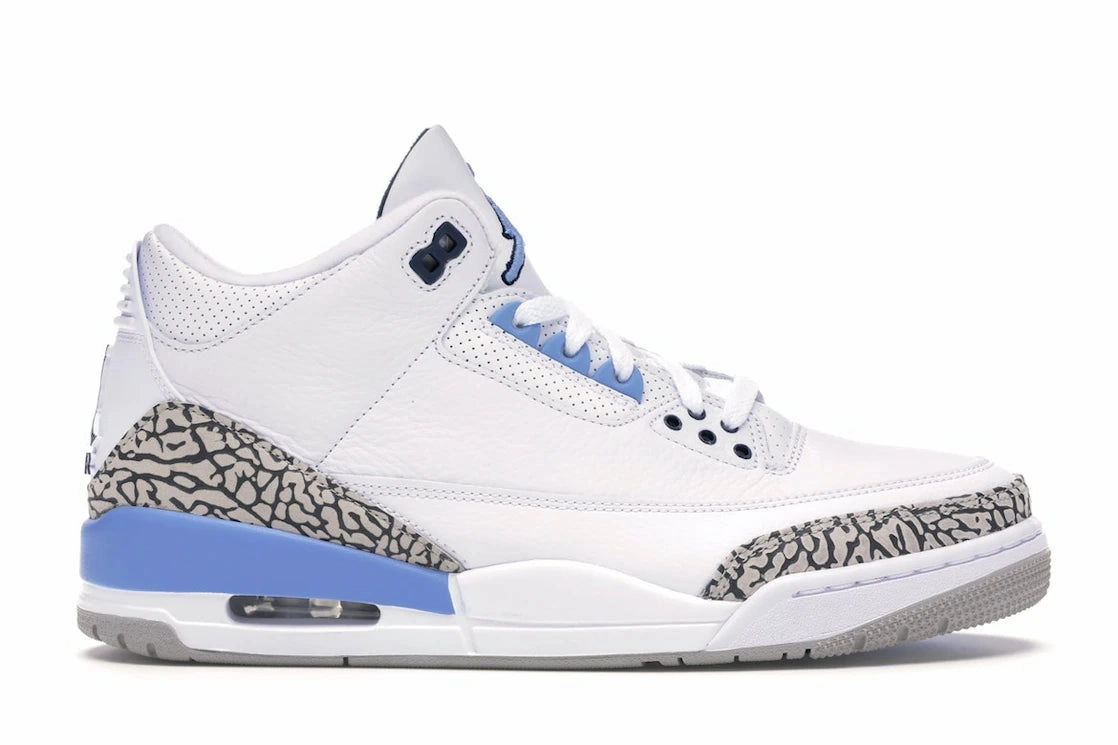 Jordan 3 Retro UNC (2020) (Preowned size 8) matte - finish - design shoes Quick Comfort