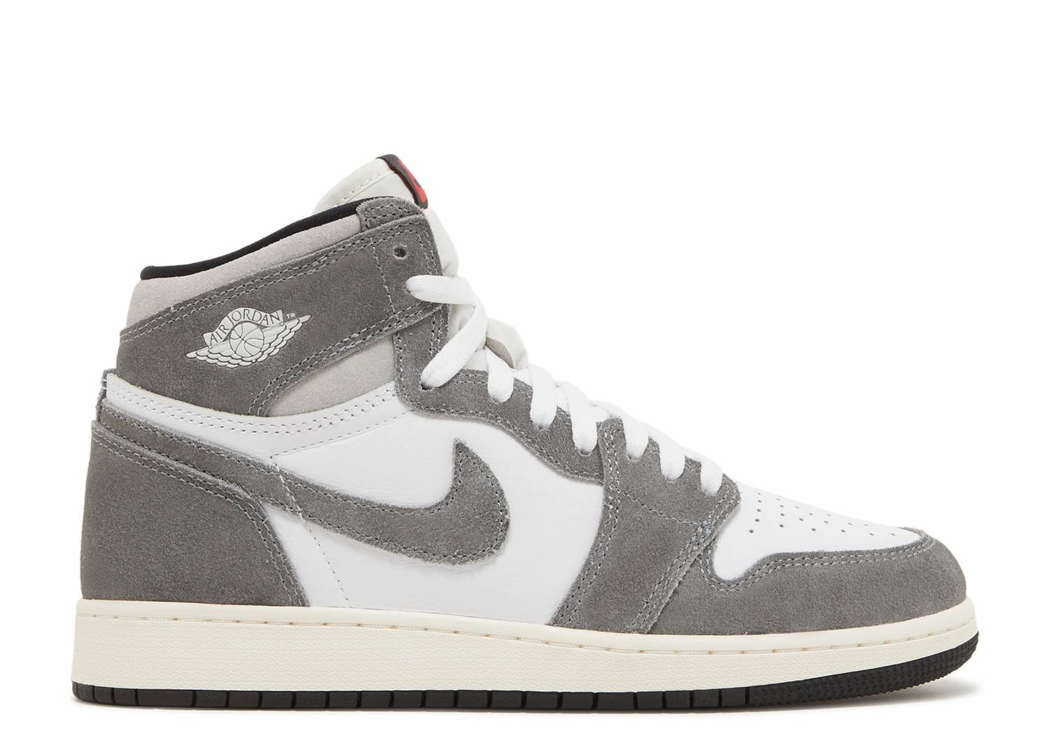 Air Jordan 1 Retro High OG GS "Washed Black" (Wilmington Location) Running Performance Tensile Reinforcement