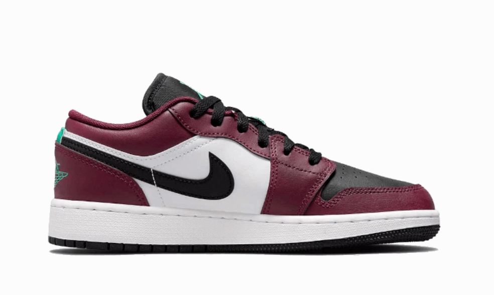 Jordan 1 Low Dark Beetroot Black Roman Gree Work Out