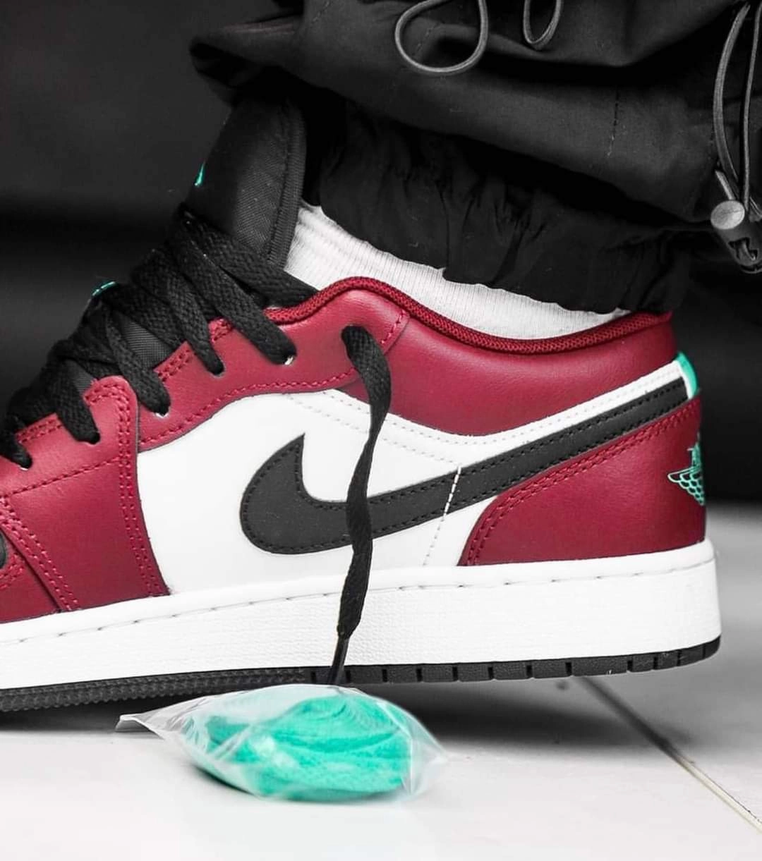 Jordan 1 Low Dark Beetroot Black Roman Gree Active Athlete