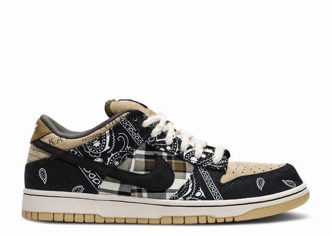 sustainable shoes Rubber Outsole Nike SB Dunk Low Travis Scott (Regular Box)