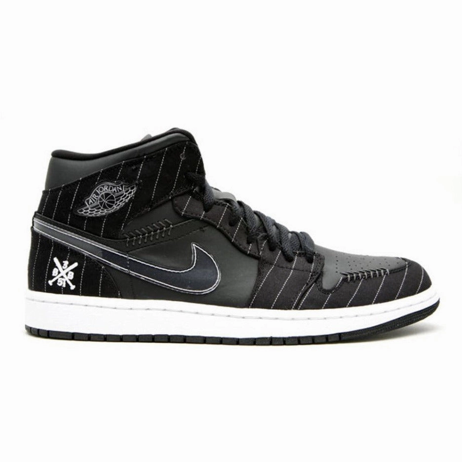 Air Jordan 1 Retro "Barons Away" (2008) HeelSupport Synthetic Finish