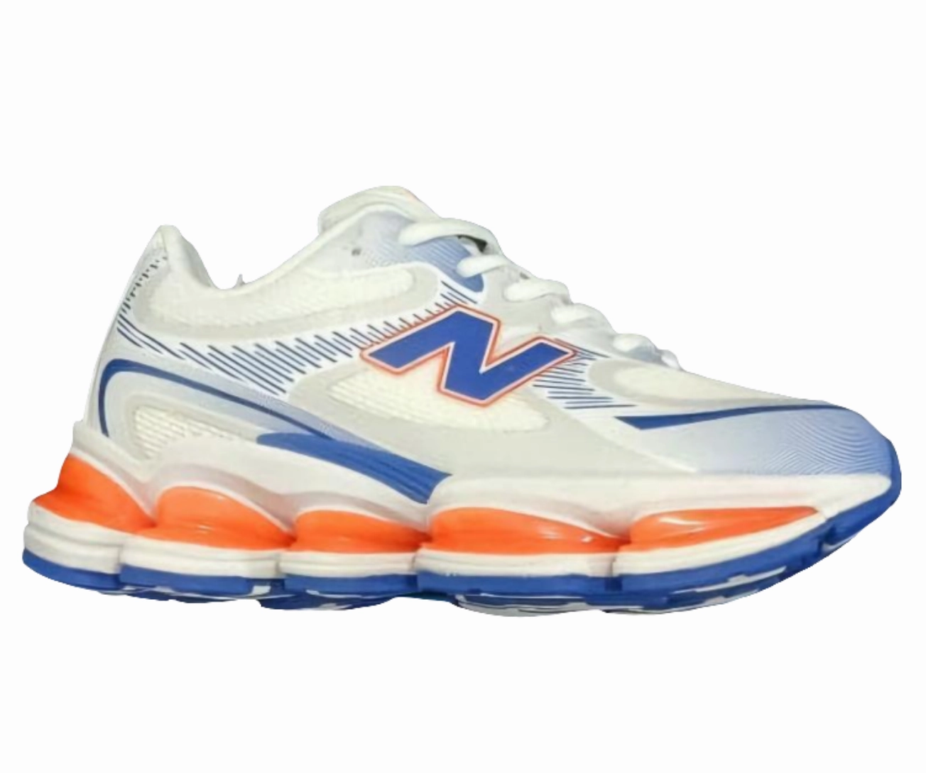 New Balance 2000 abzorb white Blue Orange Motion Freedom Vertical Flex