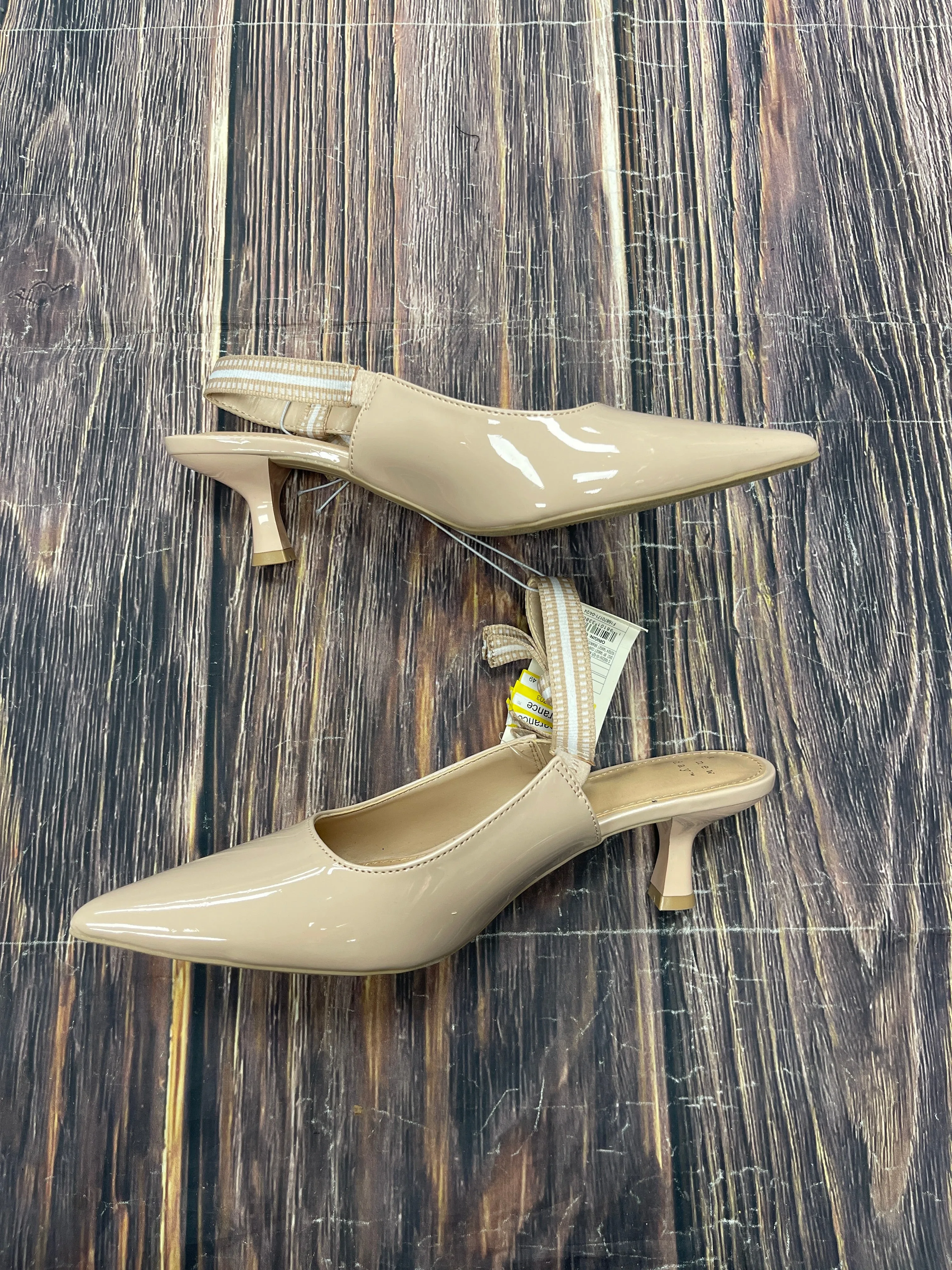 Shoes Heels Kitten By A New Day In Tan, Size: 8.5