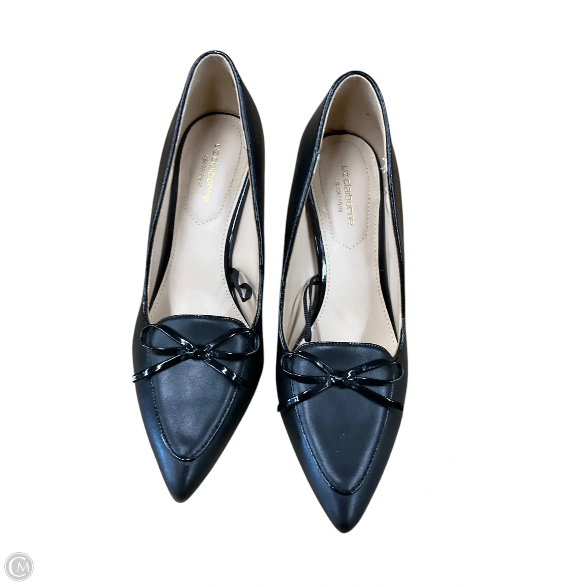 Shoes Heels Kitten By Liz Claiborne In Black, Size: 6.5