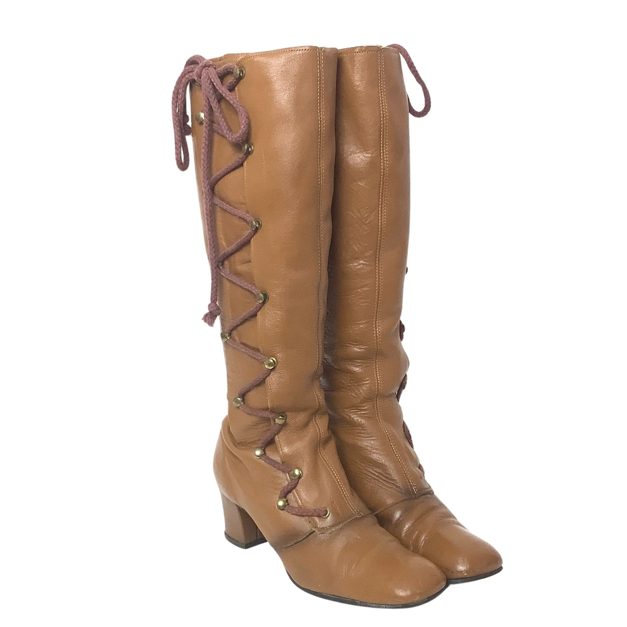 Side Lace Boots