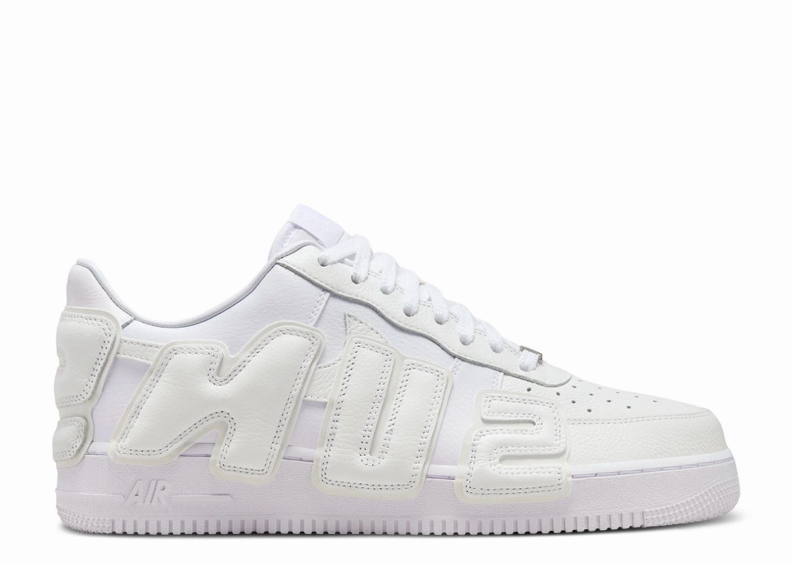 Natural motion white running shoes Nike Air Force 1 Low Premium x CPFM "White" 2024 (Myrtle Beach Location)