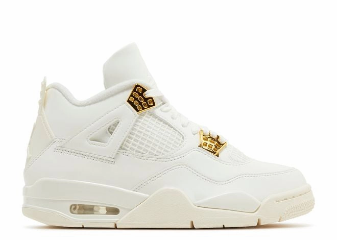 Jordan 4 Retro Metallic Gold (W) Double - layer anti - slip - design shoes
