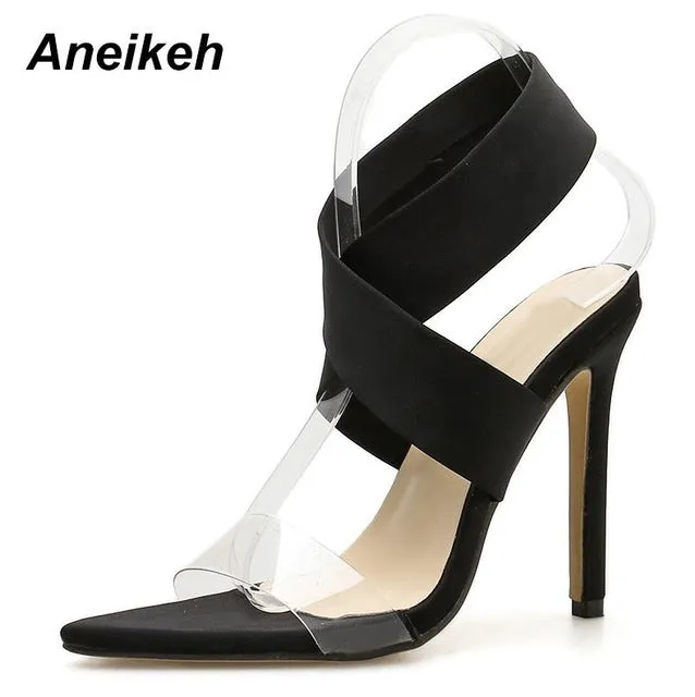Simple Cross Strap Open Toe Heels (3 Styles To Choose From)