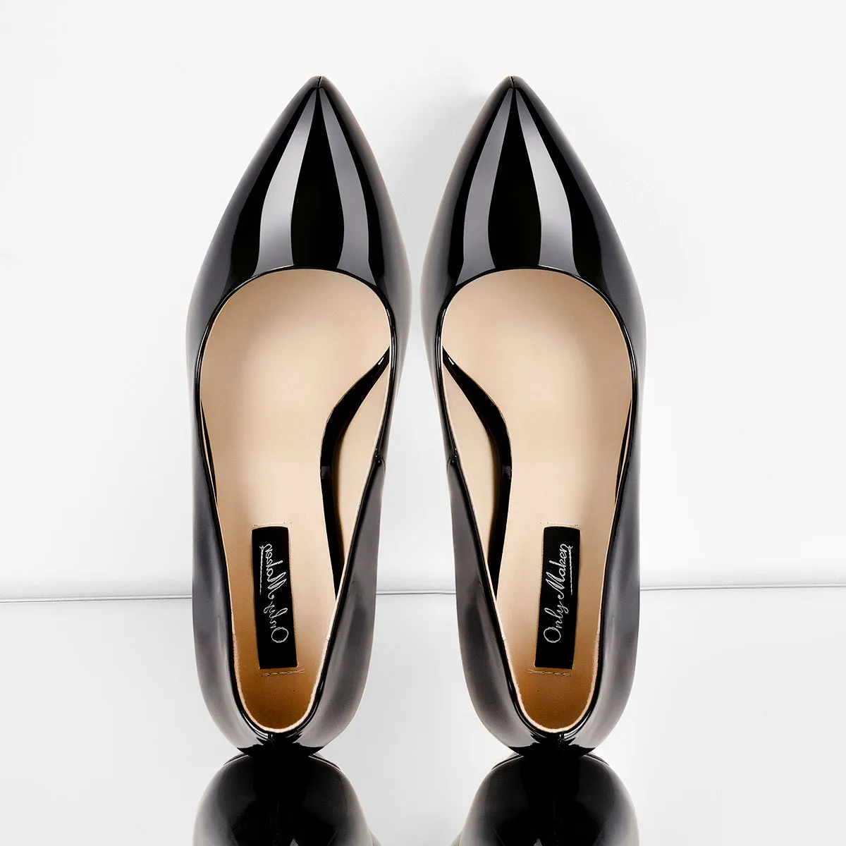 Sissy Luxe Patent Black Platform Stiletto Heels