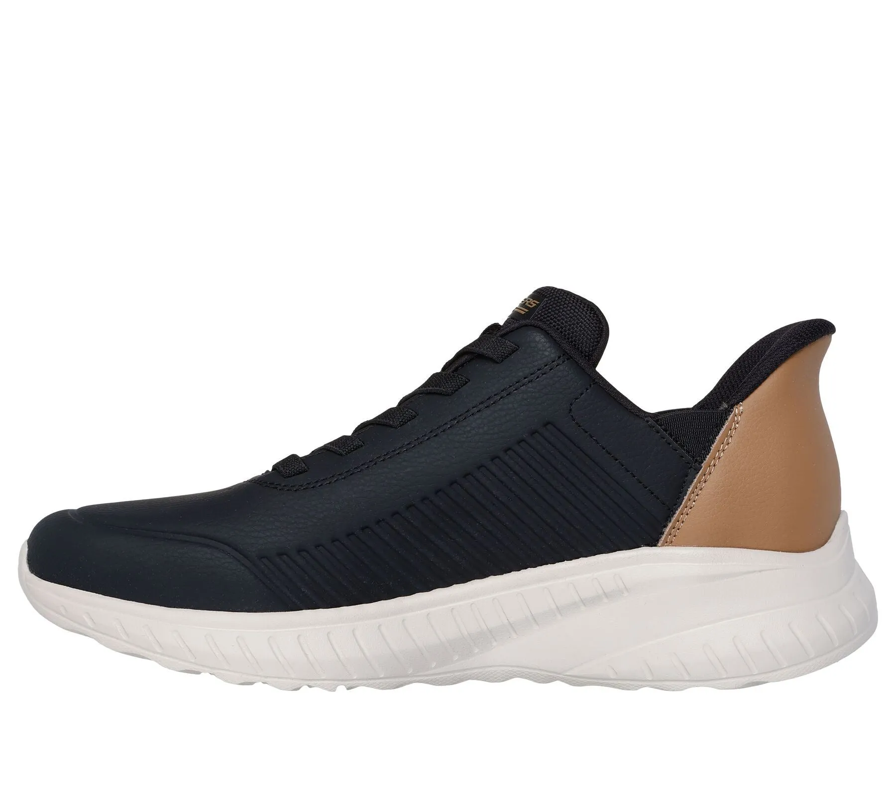 Skechers Men Trainer Shoes - Bobs Squad Chaos in Black, 5.5 to 14
