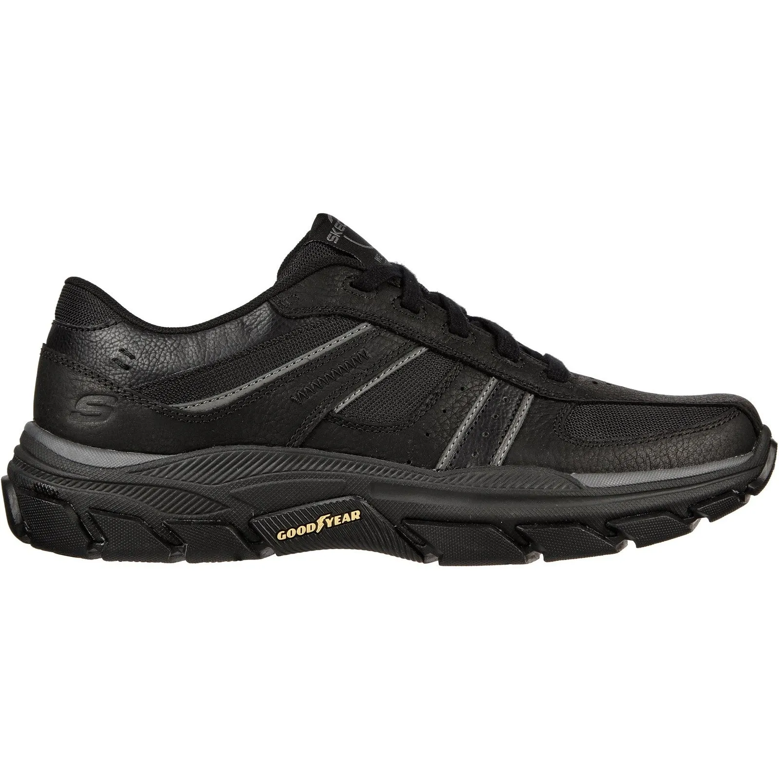 Skechers Mens Respected Trainers - Black