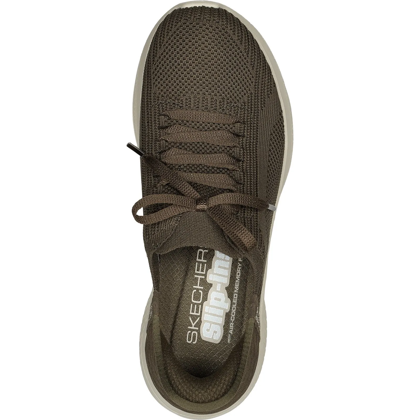 Skechers Womens Ultra Flex 3.0 Brilliant Path 149710-OLV Olive Slip On Shoe