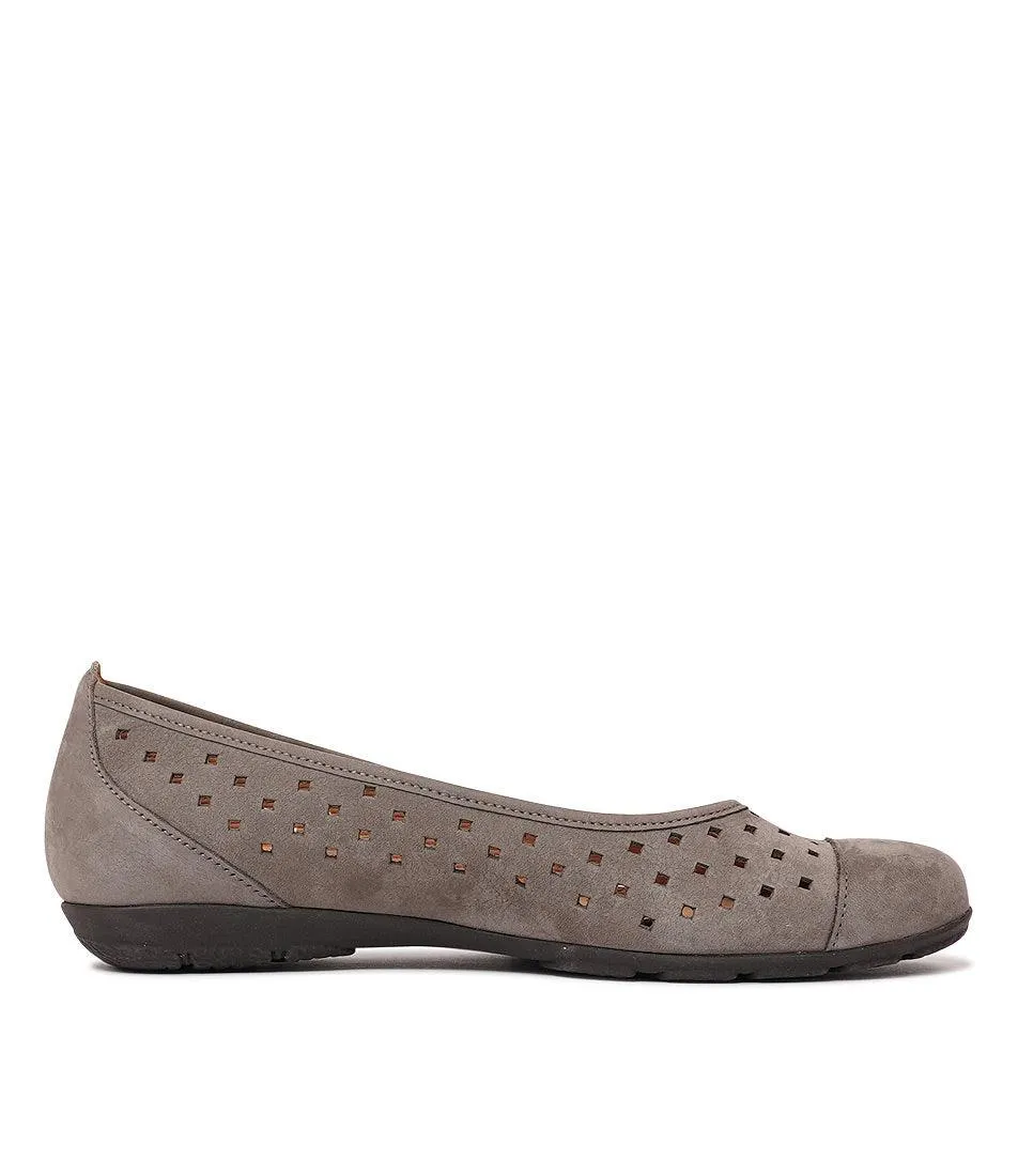 Skylar Wallaby Suede Ballet Flats