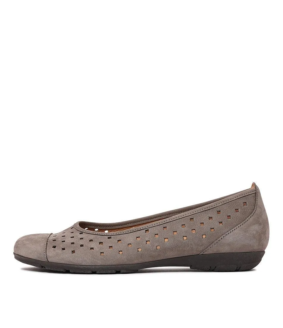 Skylar Wallaby Suede Ballet Flats