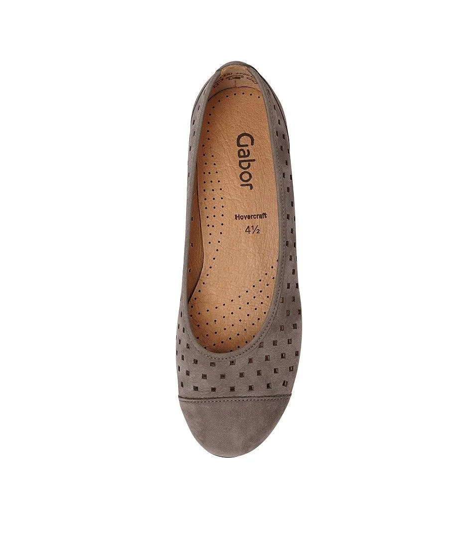 Skylar Wallaby Suede Ballet Flats