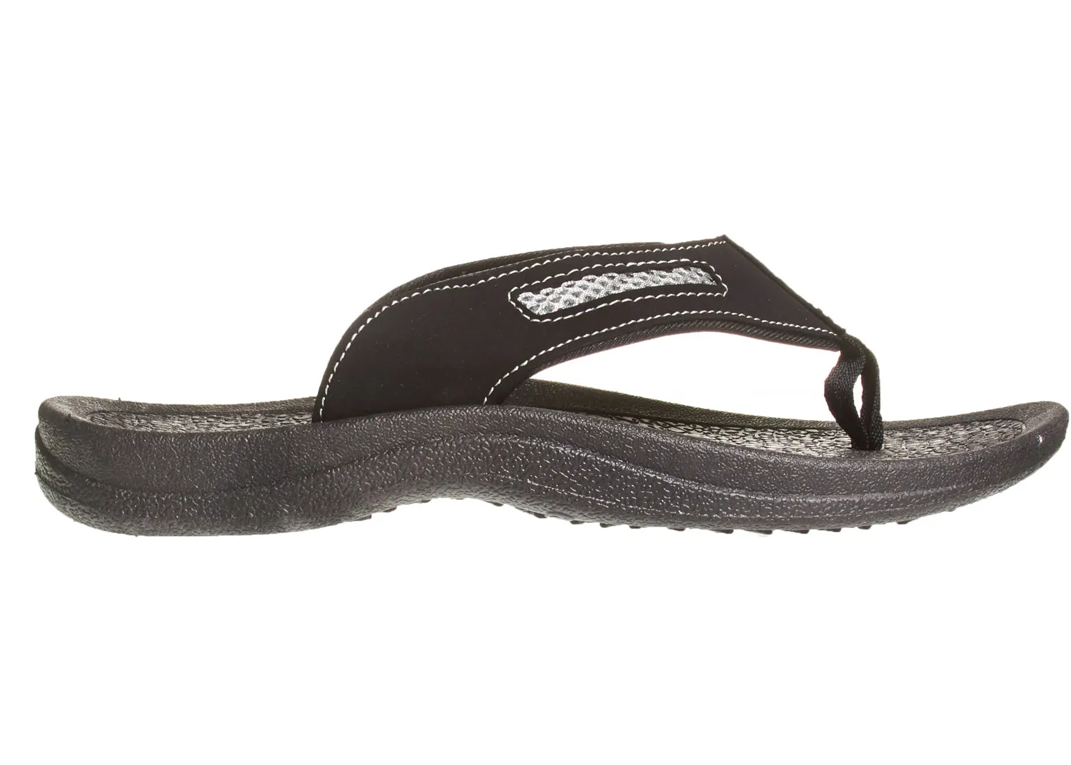 Skysole Mens Rugged Thong Rugged Sandals With Mesh Insert