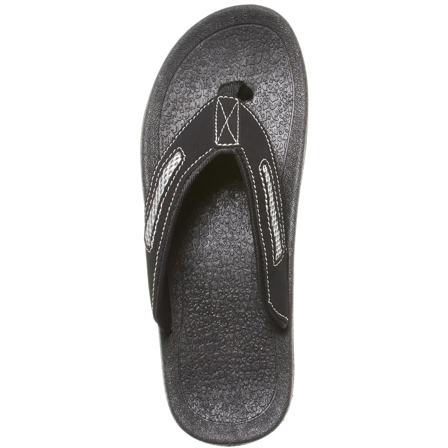 Skysole Mens Rugged Thong Rugged Sandals With Mesh Insert