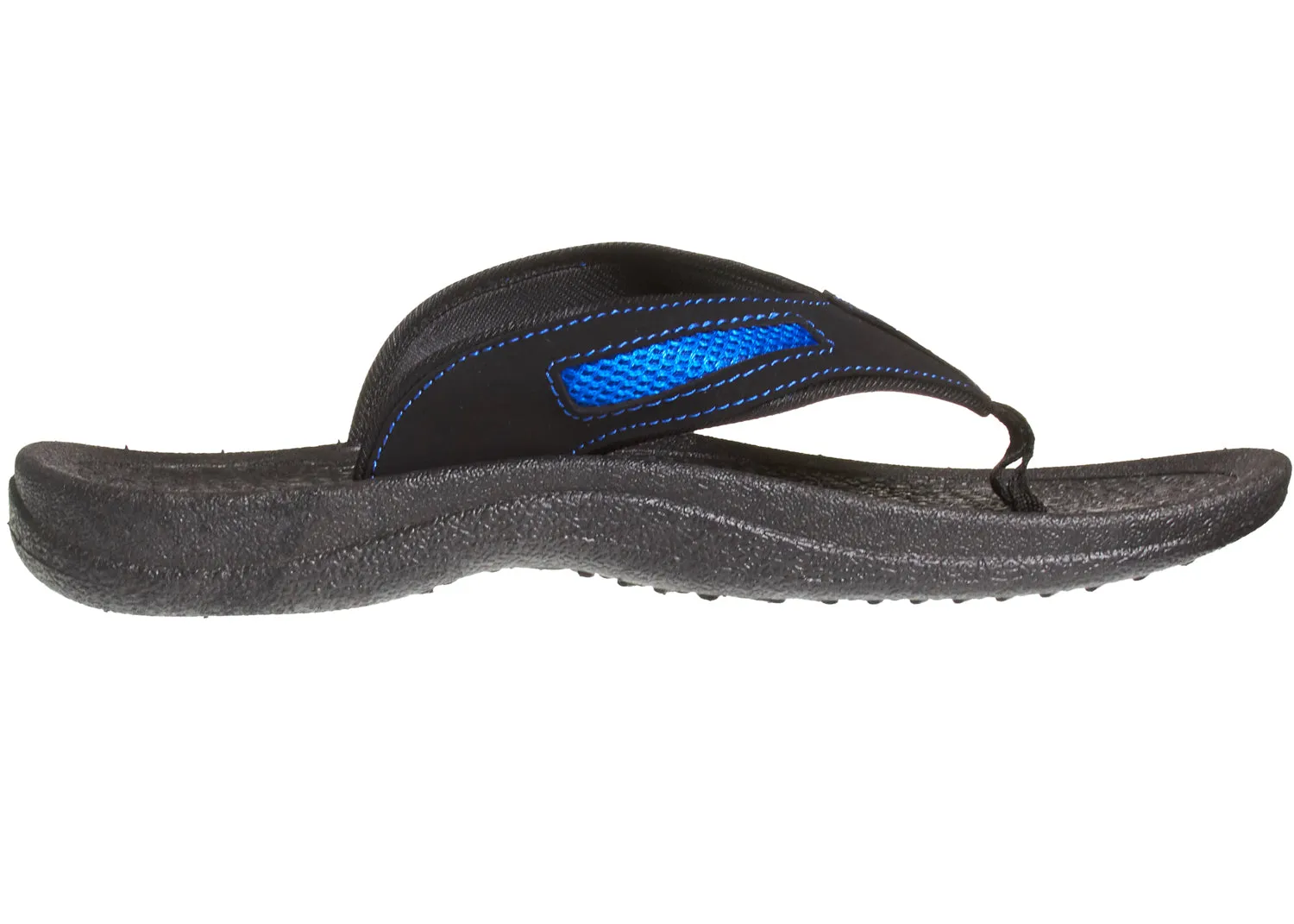 Skysole Mens Rugged Thong Rugged Sandals With Mesh Insert