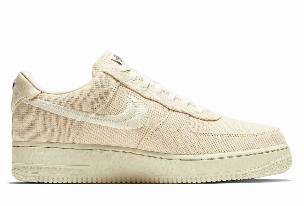 Ultra Flexible Grooves Power Step AF1 STUSSY Fossil Stone