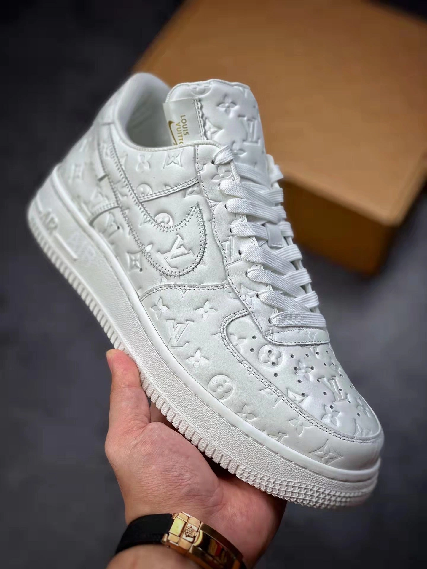 AF1 x OW by Virgil - White Orthopedic Support