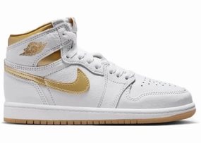 Lace Lock Jordan 1 Gold metallic