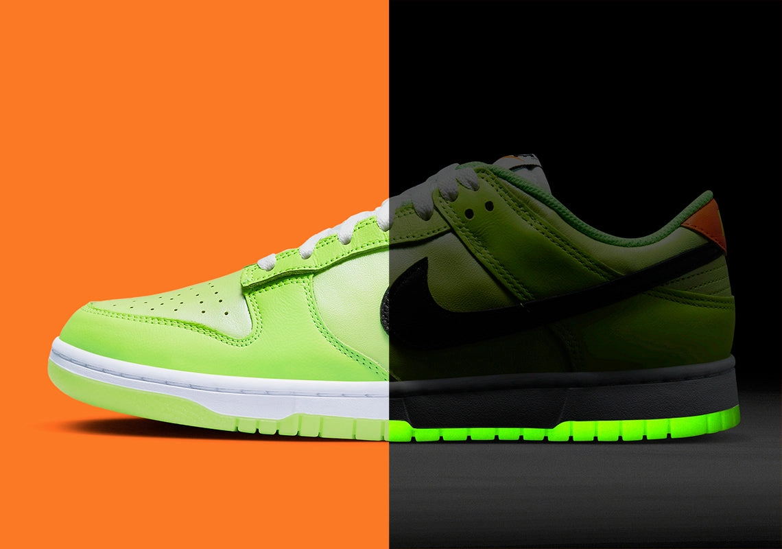 Nike Dunk Low SE Splash Volt running in local races shoes Foot Support