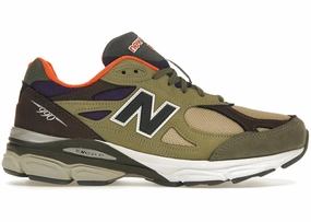 Moisture Management Fabric New Balance 990v3 MiUSA Teddy Santis Khaki Orange (Preowned Size 7)