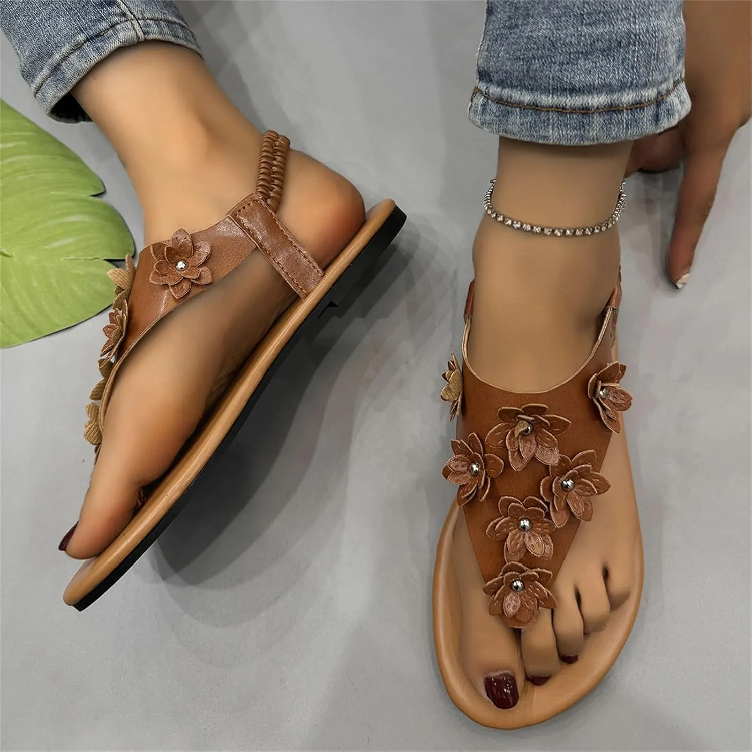 Slippers For Women Flip Flops For Women Men Summer Yoga Outdoor Beach Thong Sandals For Shower Non-Slip Slippers